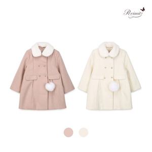 [페리미츠] 털방울 더블 코트(P2545C074)