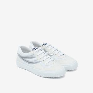 수페르가 [SUPERGA] 2837 마이크로파이버 나일론 - 화이트실버 S111HKW908