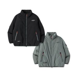 라이프워크패딩다운자켓 CQK LW244JP321 립스탑 배색 패딩 점퍼