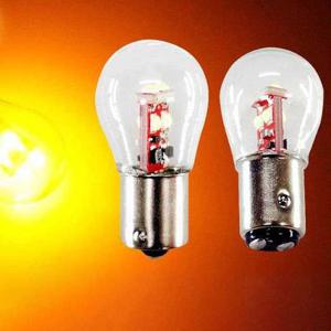 12V S25 LED 램프 옐로우 깜빡이 브레이크 순정교체