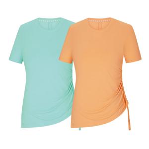 콜핑 여성 뒷트임 시원터치 등산 반팔 라운드 티셔츠 2442TK951W