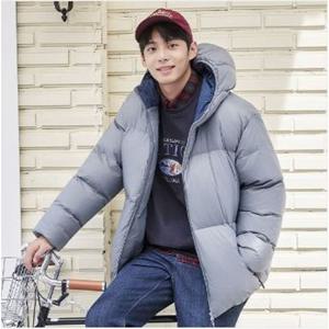 [뱅뱅]공용 베이직 후드 숏 패딩점퍼(NUL860)-KG