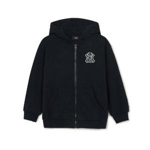 MLB키즈후드집업 NQK 7AHDB0346-50BKS 베이직 스몰로고 기모 후드집업 뉴욕양키스