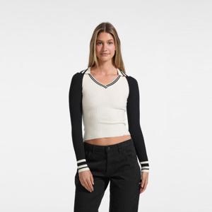 [게스(진)]여성 슬림 브이넥 라글란 립 긴팔 스웨터(YPDS1603)