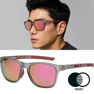 스파이더 선글라스 SP6041 035 편광 핑크 미러 반투명 뿔테 등산 낚시 레저 패션