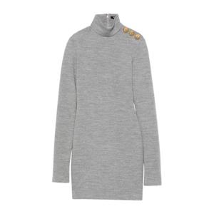 발망 하이넥 울 바디콘 원피스 FF0R8895JL17 9AD