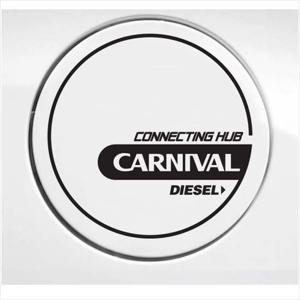 D24 카니발 4세대 주유구 데칼스티커 TKGD-203