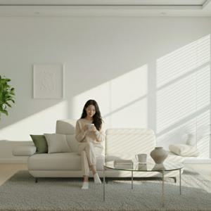 지베스 하바나 갤럭시 원단 3인소파