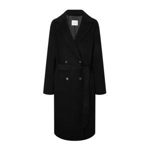 [헤지스]헤지스 여성 [울100%]블랙 울 코트 WSCO4DC02BK