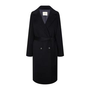 [헤지스]헤지스 여성 [울100%]네이비 포켓 울 코트 WSCO4DC02N2