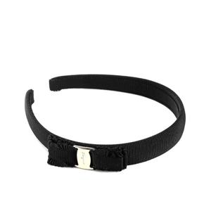 [페라가모] (I_34 6971 NERO ORO 0660977) 여성 바라 보우 헤어밴드