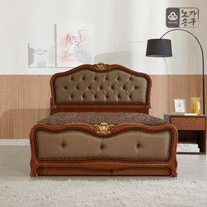 노송가구 월랑 엔틱 서랍형 참숯볼 흙침대 싱글(S)