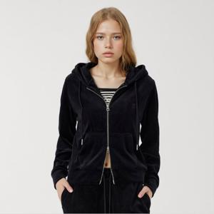 [후아유]여성 벨루어 자수 후드 집업 (WHMZF4V21F)