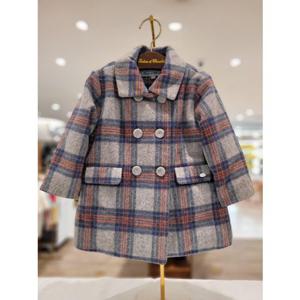 쇼콜라 펄체크코트 (TTMWCO014V)여아겨울외출복백일돌선물
