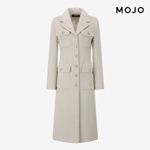 [모조에스핀] 더블 아웃 포켓 슬림라인 코트 (J254XSG026))
