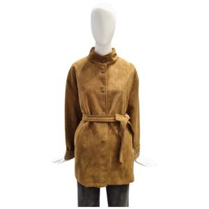 [페이지플린]하이넥 벨티드 스웨이드 하프코트 F5CJK502