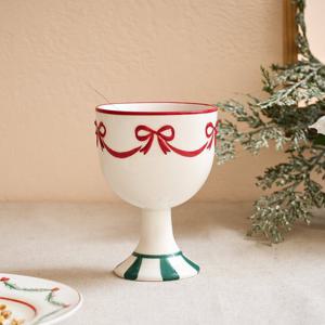 [모던하우스] 메리오너먼트 리본양각 와인잔 200ML 그린