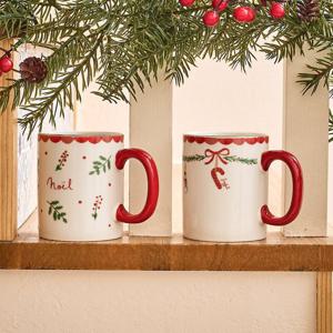 [모던하우스] 메리오너먼트 골드림 머그2P세트 350ML