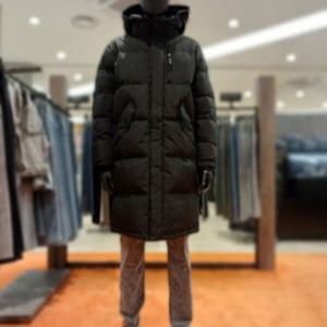 [버커루]유니 후드 롱기장 덕다운 점퍼(MODA24W030)_DG