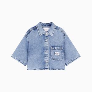 [캘빈클라인 진]여성 반팔 데님 셔츠 J223959