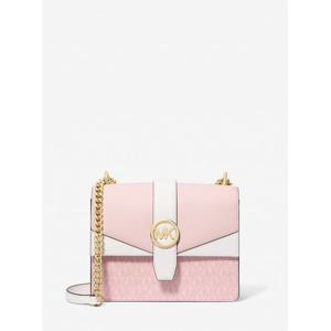 마이클코어스 그리니치 카라브록 플랩 크로스바디 스몰 MK 시그니처 35S5GGRC1B7183