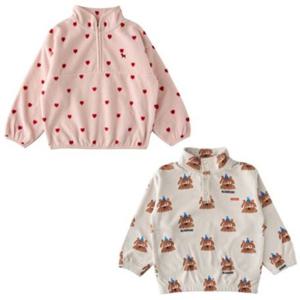 [블루독8-키즈] 택1 핑크 하트플리스스웨트셔츠 맨투맨 반목 티셔츠 두돌선물 초등학생 25C3533451