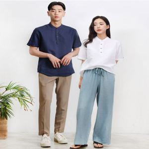 3305 린넨남성차이나헨리넥반팔티셔츠 KAA