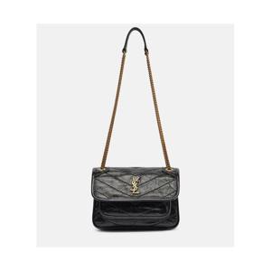 생로랑 Niki 미니 레더 크로스 백 P01102982