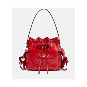 아크네 Multipocket 미니 레더 버킷 백 P01046975