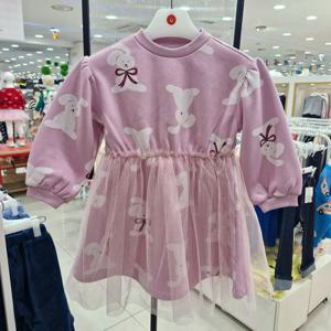 [래핑차일드](모다진주) 토끼 기모 샤원피스 85C29-502-72_JJ