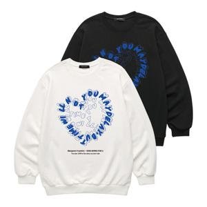 [밴웍스]Heart typo 맨투맨 (VLS0077)