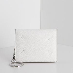 [클로딩캡슐] 스티치 키링 카드지갑 화이트 S56UI0128 P0399 T1003