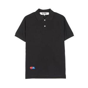 꼼데가르송 X 인베이더 더블와펜 남성 카라 반팔티셔츠 AZ T336 051 1