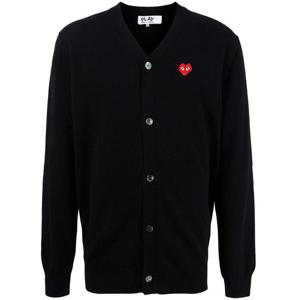 23FW 레드 와펜 브이넥 가디건 블랙 AZ-N084-051-1