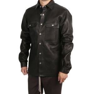 아도니스 21FW 릭오웬스 가죽 셔츠 자켓 RU02A5729 LCW 09