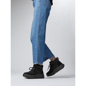 [핏플랍][삼성물산공식]여성 플랫폼 퍼프 부츠 - 블랙 (FT59K2B305)