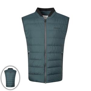 [헤지스골프] 남성 경량 스윙 다운 베스트 터키쉬블루 (HUJU5D712T3)