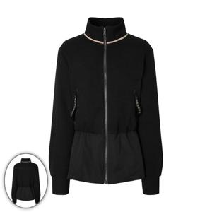 [헤지스골프] 여성 플리스 하이브리드 풀집업 점퍼 블랙 (HWJU5D715BK)