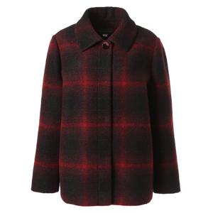 [마담포라]레드 체크 모직 자켓MB4JK501A