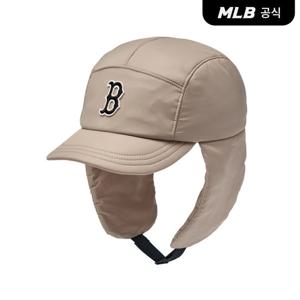 [MLB공식] 25FW 커브 패딩 이어플랩 캡 BOS (Ptn.Beige) 3AWMP0156-43BGP
