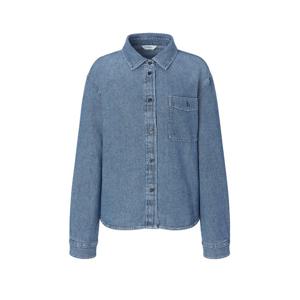 헤지스 여성 25FW 데님 루즈크랍핏 셔츠 HSSH5D808B3