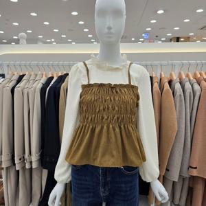 [숲]프릴 코튜로이 뷔스트에 블라우스 SOB9LTT1 27