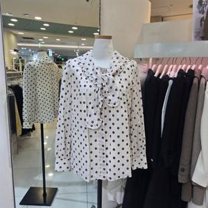 [JJ JIGOTT]타이넥플라워패턴블라우스(GNBA0BL30)