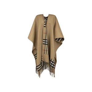 24FW 리버시블 체크 케이프 아카이브베이지 8037498