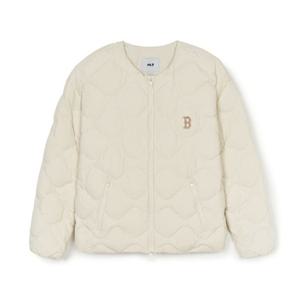 MLB패딩 PQJ 3ADJB0146-43CRD 베이직 U넥 경량 숏패딩 보스턴 레드삭스