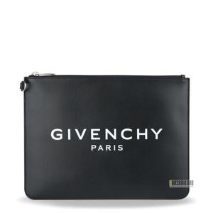 [꼬르소밀라노]지방시 공용 로고 프린트 블랙 클러치백 BK600J K0AC 001