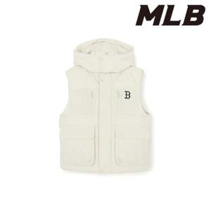 MLB (3ADVB0256-43CRD) 고프코어 립스탑 4포켓 후드 패딩조끼