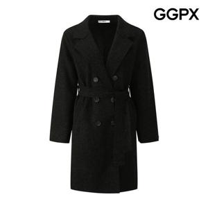 GGPX  핸드메이드 모직 스트랩 더블 코트 (GPACT003F)