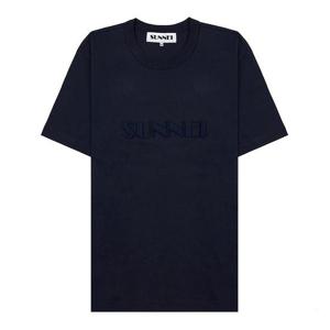 [써네이] 남성 빅 로고 자수 반팔 티셔츠 MRTWXJER069 JER012 7941