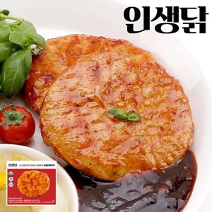 인생닭 소스담은 닭가슴살 스테이크 숯불바베큐맛 130g 50팩